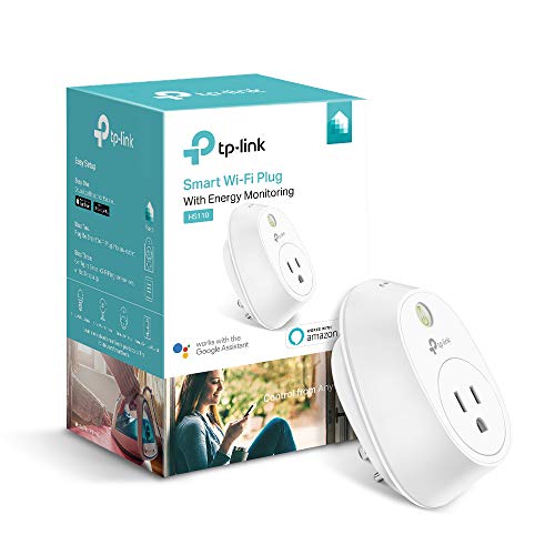 Kasa Smart WiFi Plug w/Energy Monitoring by TP-Link - Reliable WiFi Connection, No Hub Required, Works with Alexa Echo…