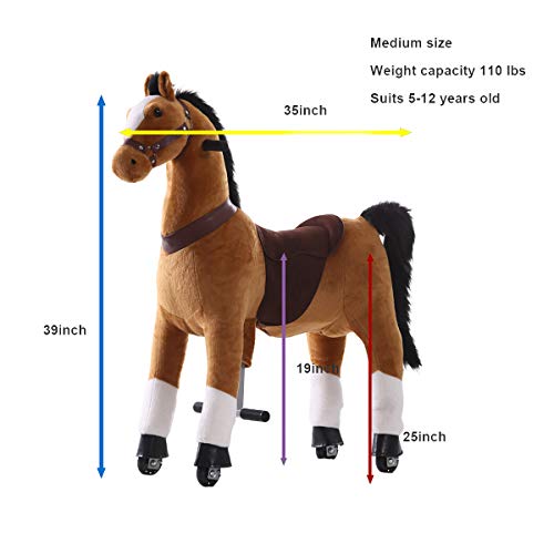 Gidygo Rideon Horse Toys Kids Pony Rider Horse for Toddler Horse Ride