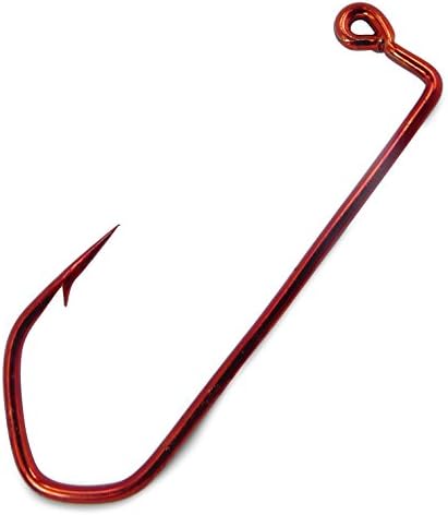 Value Sport 7150 2/0 100P Sharp Jig Barbed Hook High Carbon Steel Fishing Hooks Black