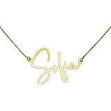 Amazon.com: MyNameNecklace Personalized 