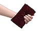WODISON Luxury Portable Velvet Travel Jewelry Roll up Organizer Bag Case