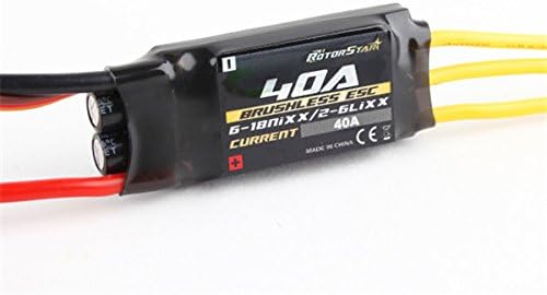 HobbyKing RotorStar 40A (2~6S) SBEC Brushless Speed Controller / Max Cont Current: 40A