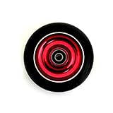 SCSK8 Solid Core 110mm Stunt Scooter Wheel - Red Core/Black Tire