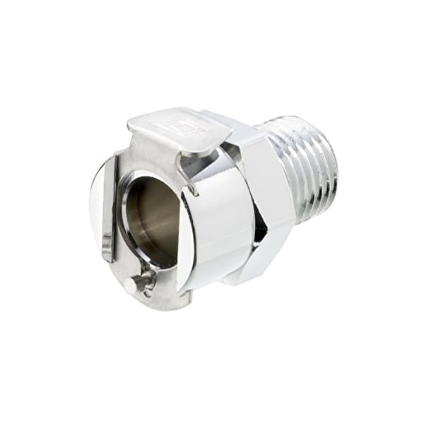 40CBV-SB1-04, 40CB Series Male Thread Socket, Valved, 1/4" MNPT, Sold in a package of 10