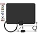 TV Antenna, Gipow Amplified HDTV Antenna 75 Mile Range with Detachable Amplifier USB Power Supply Signal Booster Upgraded Version Better Reception, 16ft High Performance Coax Cable