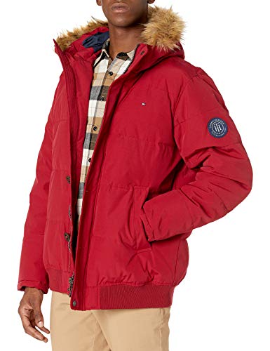 Men's arctic cloth full length quilted snorkel jacket Clearance