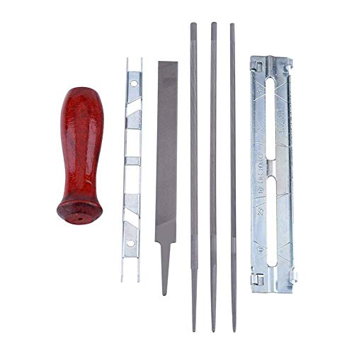 Senrob 8 Pcs Chainsaw Sharpener Kit Set Chain Parts for 5/32”,3/16”,7/32” Sharpening & Filing All Brand Chainsaws Blades - Thumbnail 3