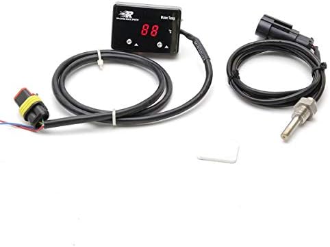 CNSPEED Auto Car Water Temperature Gauge 0~100โ CIP-WTM-01 Skyline WRX Evo MPS Digital Car Water Temp Meter Gauge(Black) by camellia