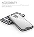 Fosmon Moto G5 Plus Case, HYBO-FENDER Crystal Clear Back Cover Hybrid Bumper Hard Case for Motorola Moto G Plus 5th Generation (Clear)