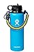 WaterFit Paracord Handle - Paracord Carrier Survival Strap Cord with Safety Ring and Carabiner Compatible with Hydro Flask Wide Mouth Water Bottles 12oz - 64 oz