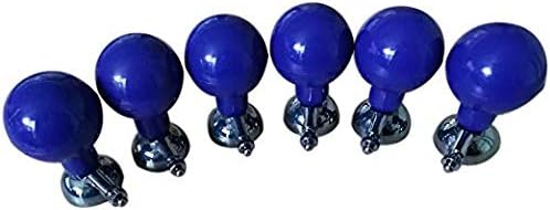 ECG/EKG Suction Electrode Ball Adult Size 1.02 inch Set of 6, Blue - Image 4