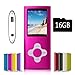 G.G.Martinsen Pink Versatile MP3/MP4 Player with a Micro SD Card, Support Photo Viewer, Mini USB Port 1.8 LCD, Digital MP3 Player, MP4 Player, Video/Media/Music Player