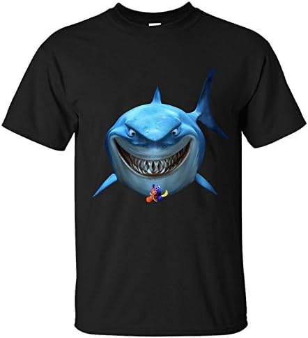 WanDi Men's Finding Nemo Crew Neck T-shirt black L