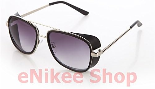 NEW!!!!Models Tortoise Sunglasses IRON MAN TONY Stark 3 Steampunk Men Mirrored Matsuda UV400 Gradient,Mirror,Anti-Reflective