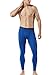 TM-MUP19-BLU_Medium Tesla Men's Compression Pants Baselayer Cool Dry Sports Tights Leggings MUP19