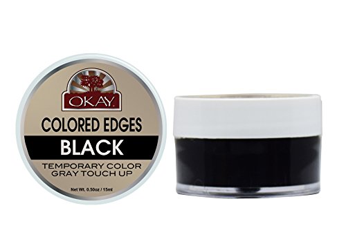 Okay Colored Edges, Black, 0.5 Ounce