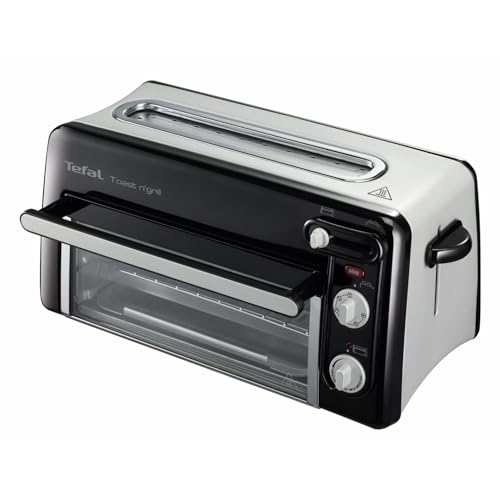 Tefal TL 6008 Toast n Grill 2 in 1 Toaster Grill and mini oven for toasting and grilling buns, corrsiants, sandwiches, even bake small pizzas, 220-240V|50-60Hz