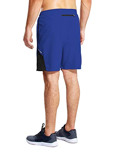 BALEAF Herren Laufshorts - Trainingsshorts Mit Innenslip & Reißverschlusstaschen