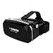 SainSonic 3D VR Glasses, 3D VR Headset Virtual Reality Box with Adjustable Lens and Strap for iPhone 5 5s 6 plus Samsung S3 Edge Note 4 and 4.7-6 inch Smartphone, Ideal for 3d Videos Movies Games
