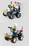 Set 80pc Educational Blocks CCity Police ATV Beach Patrol Series 2-in-1 Building Bricks Educational Toy ompatible to Lego Parts - Great Gift for Children