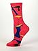 Blue Q Socks, Women's Crew, My Favorite Salad Is Wine,8, Fits Women's shoe size 5-10.,red, yellow, blue