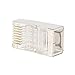 Postta Shielded RJ45 CAT5E CAT6 Crimp Connector 8P8C STP Gold Plated Ethernet Network Cable Plug 50 Pieces