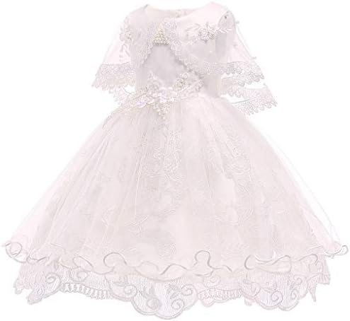 Toddler Baby Girls Beaded Christing Pageant Birthday Party Baptismal Dress
