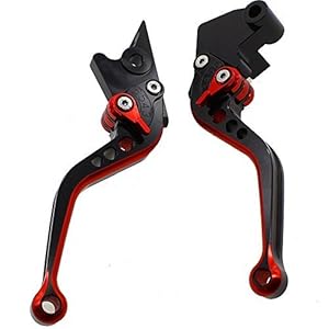 FXCNC Racing Short Billet Adjustable Motorcycle Double Colors Brake Clutch Lever Compatible with Suzuki GSXR600 750 2006…