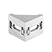 10pcs 3030 Aluminum Alloy Corner Brackets Right Angle Joint Brace Fastener for Furniture Doors and (35×35×28mm)