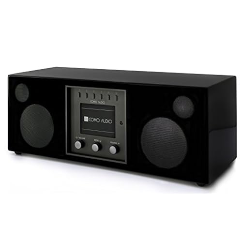 Como Audio: Duetto - Wireless Music System with Internet Radio, Spotify Connect, Wi-Fi, FM, and Bluetooth - Piano Black Electronics, Home Audio, Wireless & Streaming Audio