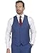 Mens Tight Slim Fit Notched Lapel 3 Piece Suit with Regular-Cut Jacket by Taheri