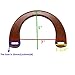 Model Worker 4PCS MDF U-Shaped Handles Replacement for Handmade Bag Handbags Purse Handles (Brown)