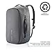 XD Design Bobby Duffle Compact Anti Theft Waterproof Travel Laptop Backpack with Organizational Pockets, Holders, and Dividers, Gray