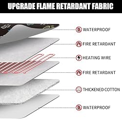 furrybaby Pet Heating Pad, Waterproof Dog Heating