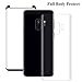 JOLOJO Galaxy S9 Plus Screen Protector Front and back [3 Pack] 9H Hardness Front Tempered Glass with Soft Back [Case Friendly][HD Clear][Anti-Scratch] for Samsung Galaxy S9 Plus 6.2 inch-Black