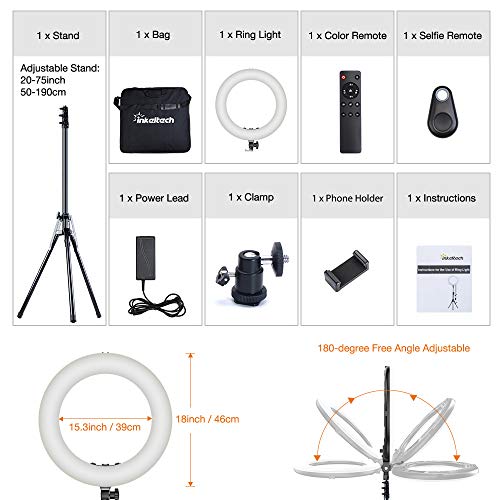 6 Inkeltech+Ring+Light+2700K+5600K+Dimmable