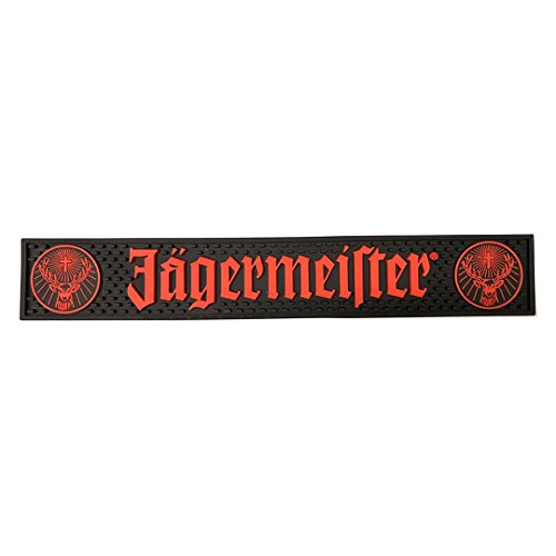 Jagermeister Black & Orange Logo Bar Mat Pricepulse