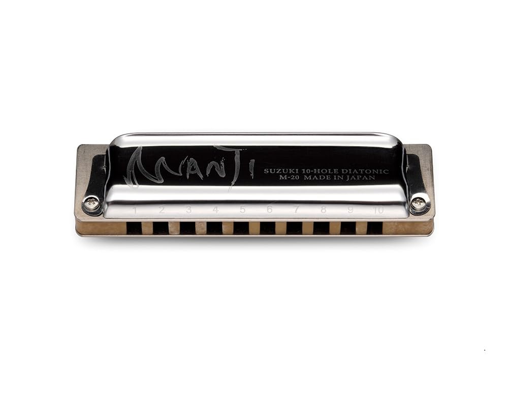 Suzuki Diatonic Harmonica Manji M-20 - key of Low-F