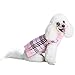 Dog Sweater Plaid Winter Clothes for Dogs Puppy Boys Girls