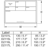 Penn Elcom D2101L Tour Labels 5 Pack Self-Adhesive Plastic 130x85mm view 3