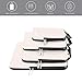 Bagail 4 Set/6 Set Compression Packing Cubes Travel Expandable Packing Organizers(Cream,4 Set)
