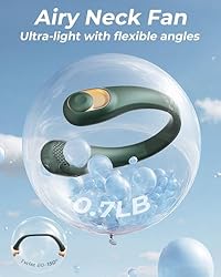Neck Fan, Personal Fan with LED Display, USB-C