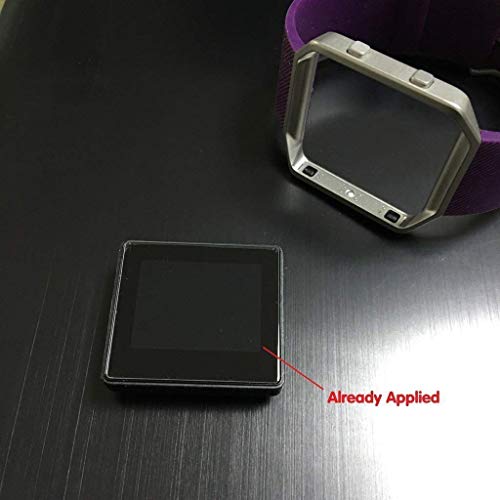 CAVN 3 Pack Screen Protector Compatible with Fitbit Blaze, Tempered Glass Waterproof Screen Cover Saver [Crystal Clear] [Anti-Scratch] [No-Bubble] - Thumbnail 4