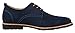 iloveSIA Men's Leather Suede Oxfords Shoe US Size 9.5 Blue+Nude