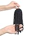 Eerya Afro Spring Twist Crochet Braids 3 Pack Bomb Mini Passion Twist Crochet Hair Ombre Colors Synthetic Jamaican Bounce Short Fluffy Hair Extension 8Inch (2#)