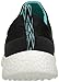 Skechers Sport Women's Burst Very Daring Fashion Sneaker,Black/Turquoise,7 M US