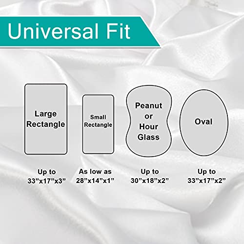 Satin Sheets Fit for Rectangle, Hourglass, Oval