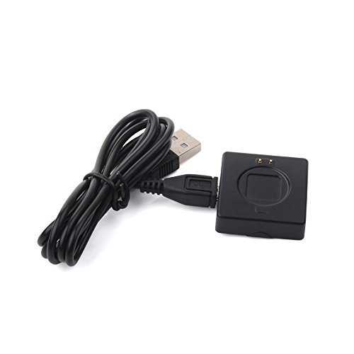Yishun Portable Charger Cradle Holder Charging Dock and Micro USB Charging Cable for Mio FUSE Heart Rate Training Activity Tracker