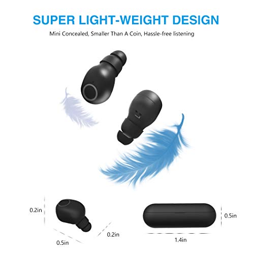 Bluetooth Headphones, HokoAcc Wireless Neckband Headset, IPX7 Sweatproof Sports Noise Cancelling Stereo Magnetic Earphones with Mic (10 Hrs Playtime,Call Vibrate Alert) - Thumbnail 3