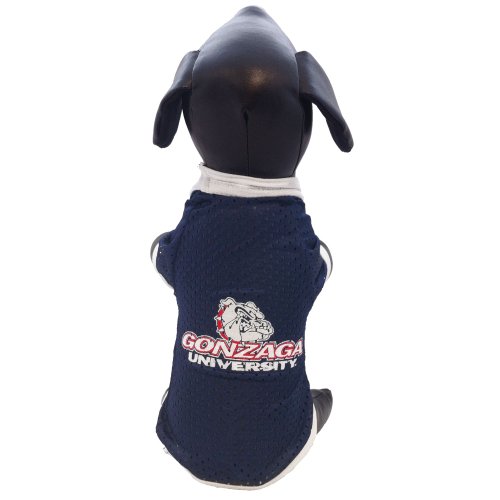 All Star Dogs NCAA Gonzaga Bulldogs Athletic Mesh Dog Jersey, Tiny